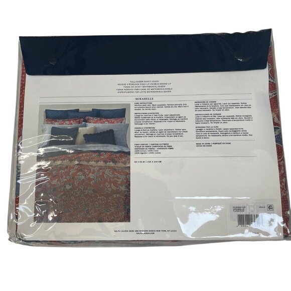 Ralph Lauren Mirabelle Floral Duvet Cover Full Queen 92"x96" MSRP $375 - Picture 2 of 6